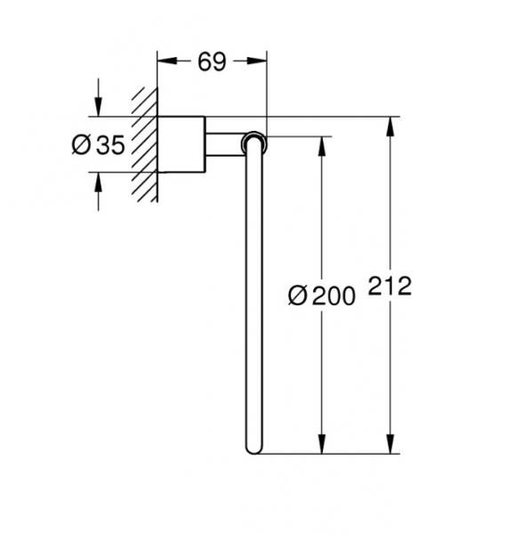 Grohe Atrio h&aring;ndkl&aelig;dering - Steel