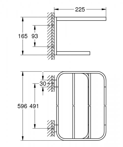 Grohe Selection multi h&aring;ndkl&aelig;destang - Steel