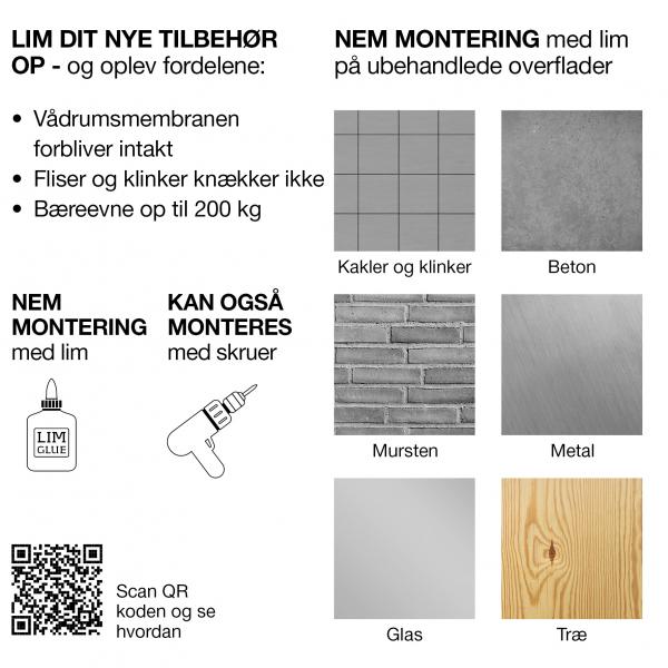 Pressalit Style toiletpapirholder - B&oslash;rstet messing