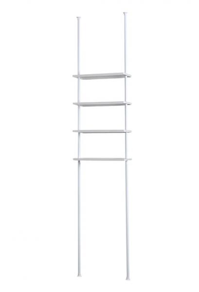Van Der P Hyldesystem med 4 hylder H&oslash;jde 250cm, Hvid