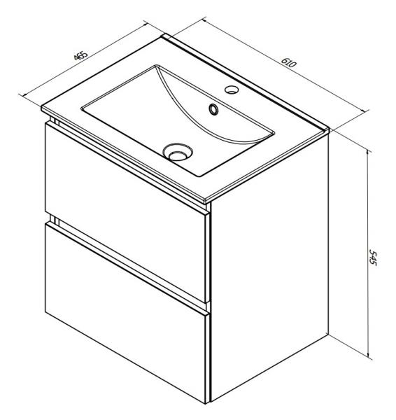 Sanibell Online 60 m&oslash;belpakke - Bardolino eg - Flatpack