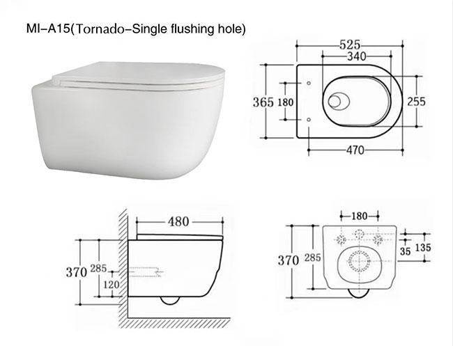Cass&oslash;e Silent Rimless mat sort toiletpakke inkl. s&aelig;de, cisterne og betjening i hvid
