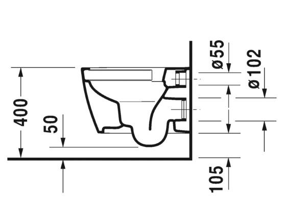 Duravit Me by Starck Compact Rimless hvid mat toiletpakke inkl. s&aelig;de m/softclose, cisterne, wondergliss og krom betjening