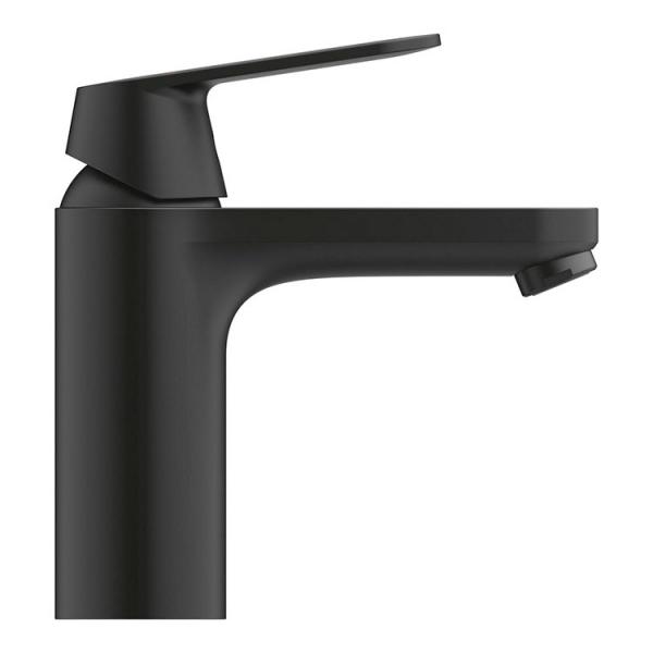 Grohe Get M h&aring;ndvaskarmatur m/push-open bundventil - Mat sort