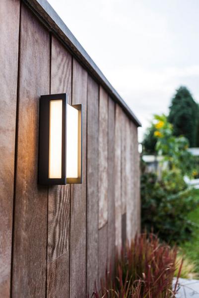 Lutec Architectural Qubo udend&oslash;rslampe til v&aelig;g 22 x 11 cm