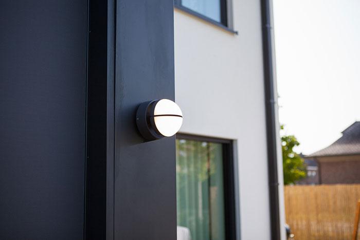 Lutec Architectural Eklips udend&oslash;rs v&aelig;glampe