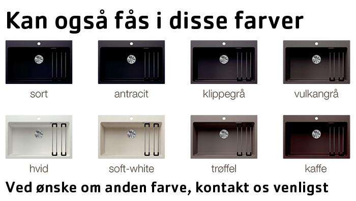 Blanco Etagon 6 k&oslash;kkenvask m/Linus k&oslash;kkenarmatur - Soft white