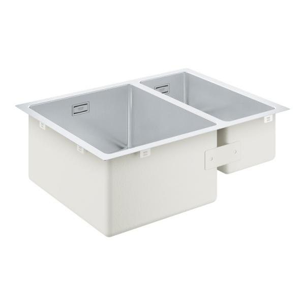 Grohe K700U k&oslash;kkenvask m/skyllesk&aring;l - Rustfrit st&aring;l