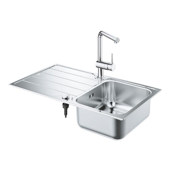 Grohe K500 k&oslash;kkenvask inkl. Minta k&oslash;kkenarmatur