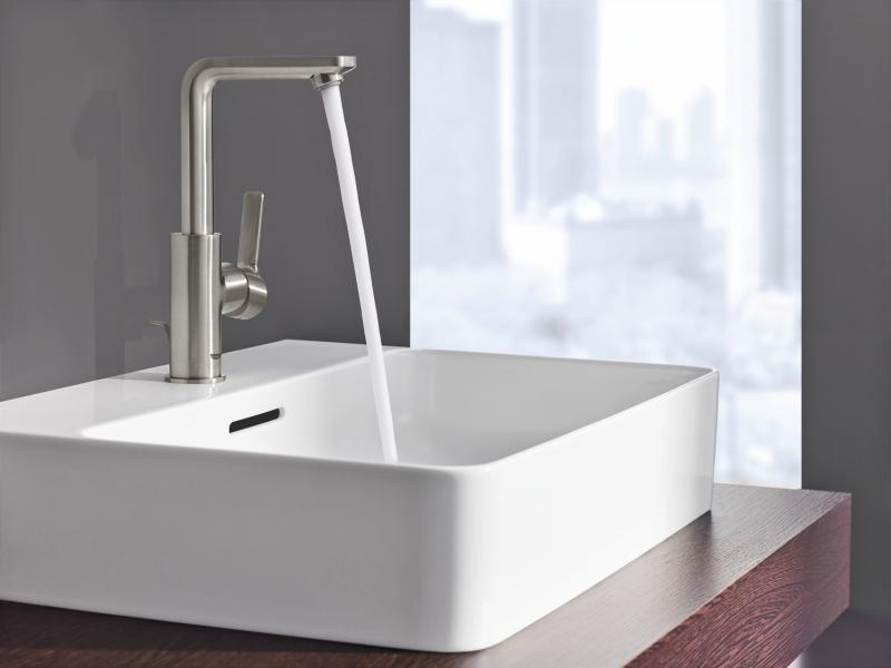 Grohe Lineare New L h&aring;ndvaskarmatur m/svingtud - Krom