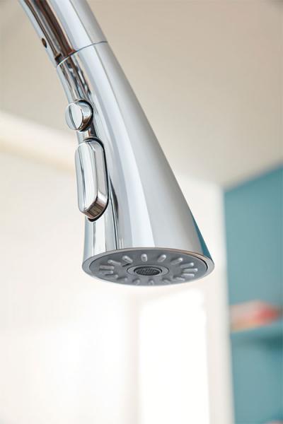 Grohe Zedra k&oslash;kkenarmatur m/C-tud og udtr&aelig;k - Krom