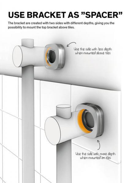 Damixa Pine Flex bruses&aelig;t - Krom
