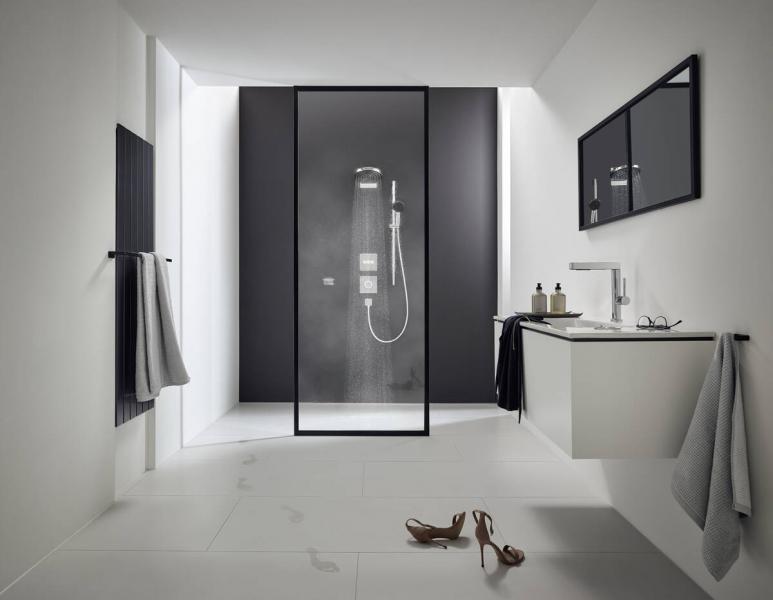 hansgrohe Pulsify Select S 105 Relaxation bruses&aelig;t m/EcoSmart 3jet - 90 cm - Mat sort