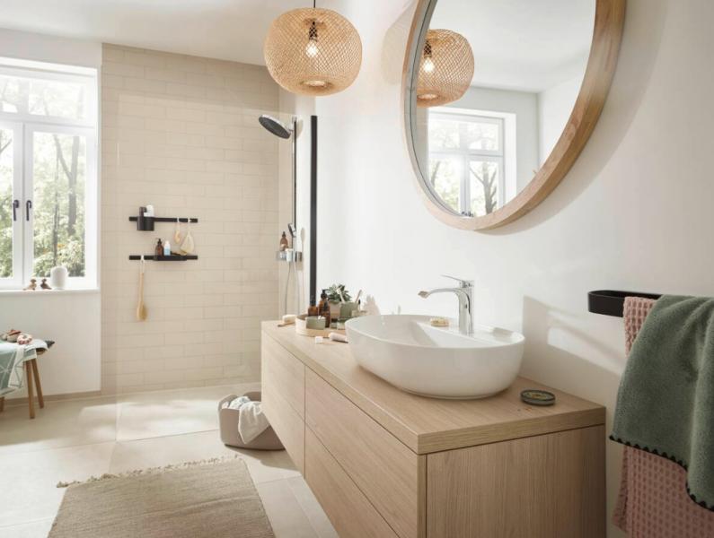 Hansgrohe WallStoris h&aring;ndkl&aelig;destang 581mm - Mat hvid