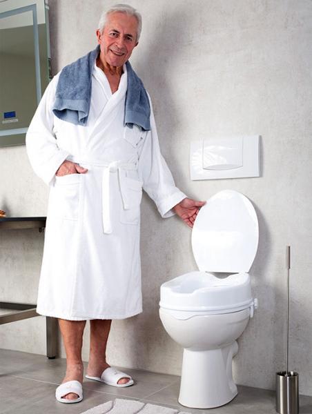 Ridder Assistent toiletforh&oslash;jer m/l&aring;g - Hvid