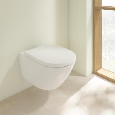 V&B Subway 3.0 v&aelig;gh&aelig;ngt toilet m/CeramicPlus og TwistFlush