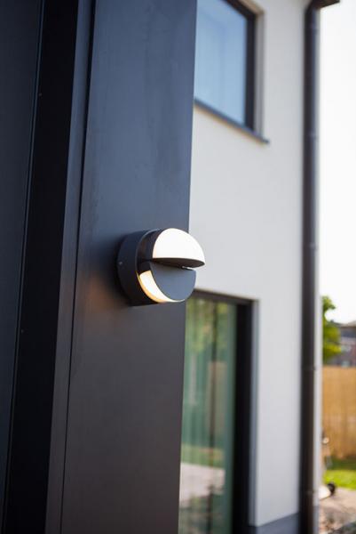 Lutec Architectural Eklips udend&oslash;rs v&aelig;glampe