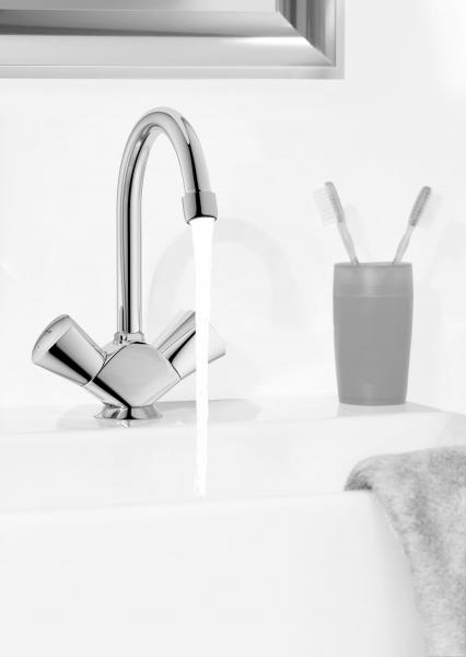 Grohe Costa S h&aring;ndvaskarmatur u/bundventil - H&oslash;j tud