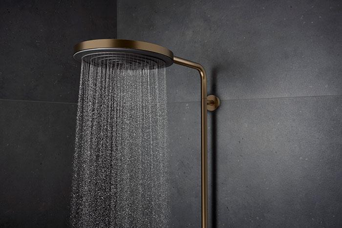 hansgrohe Pulsify S Puro & Tecturis komplet pakke til badev&aelig;relset - B&oslash;rstet bronze